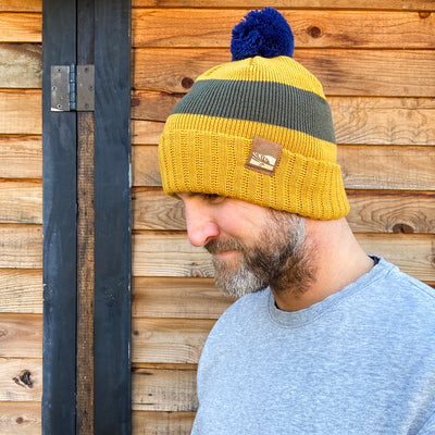 Beanie: Pom / Mustard