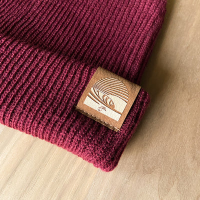 Beanie: Slouch / Maroon