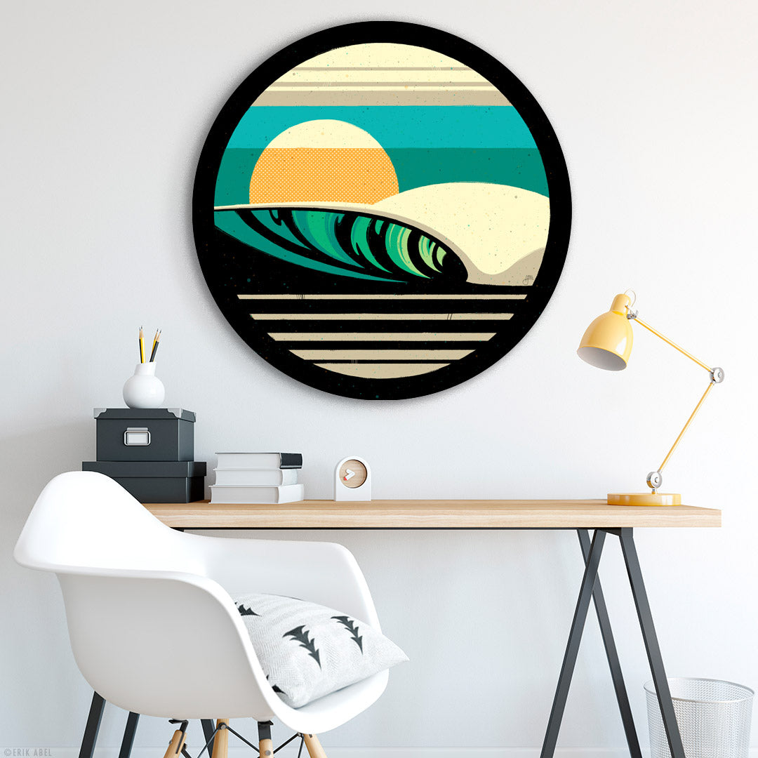Surf Art Collection | Olaverde Chromashape Print | Abel Arts