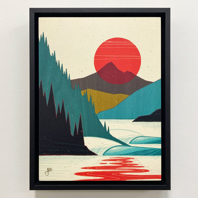 Northern Sol - Framed Wood Print