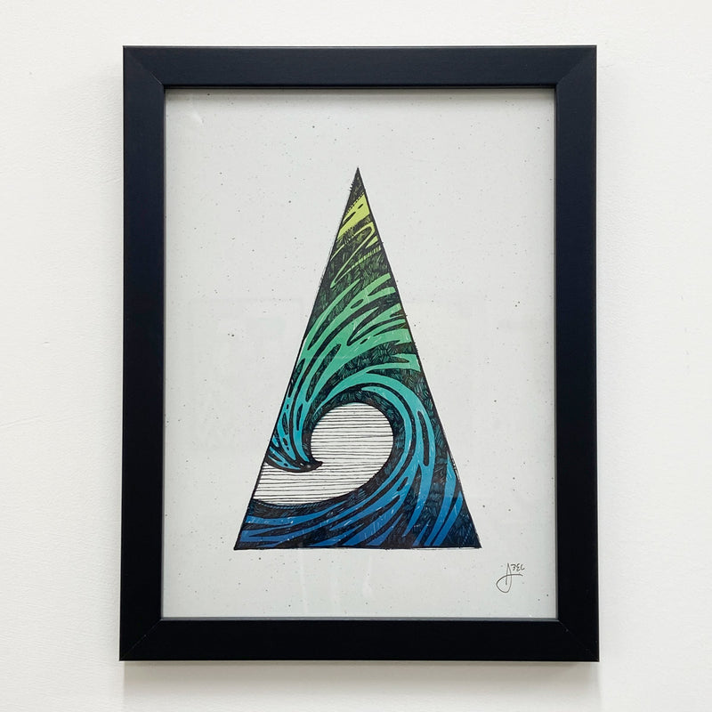 Tubeangle - Framed Paper Print